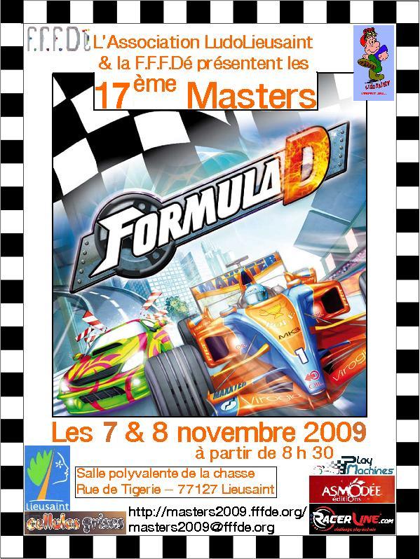 Affiche des Masters 2009 de Formule Dé